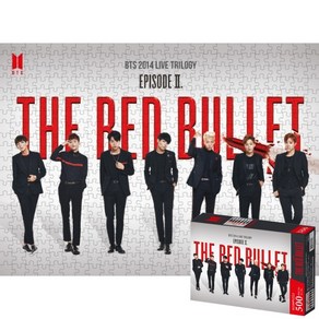 퍼즐피플 BTS 직소퍼즐 모음, BTS 직소퍼즐 월드투어 포스터 4 THE RED BULLET 500피스, 1개, 500피스