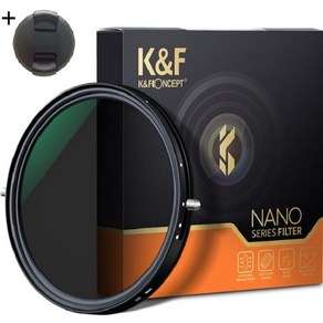 K&F Concept 49mm NANO-X 가변 ND2-32+CPL 2-in-1 (캡포함) ND2-ND32+CPL Fade Filte + Cap, 1개