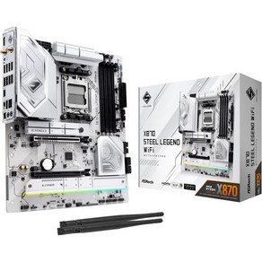 ASRock 애즈락 X870 Pro RS AMD Ryzen 라이젠 소켓 AM5 ATX 마더보드 DDR5 DIMM 8000MHz 256GB PCIe Gen5 SATA3 6.0Gb