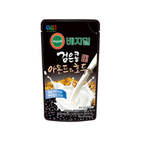 베지밀 검은콩 아몬드 호두 두유 파우치, 190ml, 45개