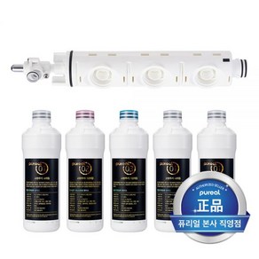 퓨리얼 직수 정수기 프리미엄 정품 필터 1년치 세트 + 유로 체인저 PPA-300 직수 모듈 (부속품)