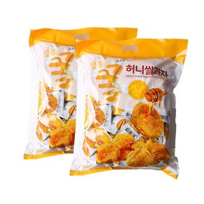 달콤꿀 허니 쌀과자 900g / 꿀쌀과자 대용량, 2개