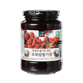 초록원 무농약딸기잼 580g