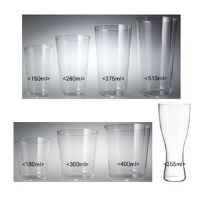 Shotoku 우스하리 잔 글라스 유리컵 용량별 8종 Glass Tumbler 8 Types