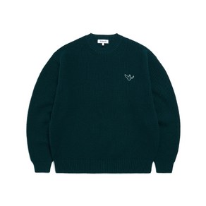 마크곤잘레스 ANGEL WAPPEN MERINO WOOL KNIT SWEATER - D/GREEN Z244UKT040052 558479