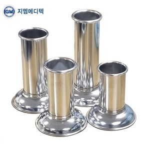 GM 지엠메디텍 국산 포셉자 핀셋통 소형 (55 mm x H110mm / Focep Ja / 고급스테인리스 / 사이즈옵션), 포셉자 대형, 1개