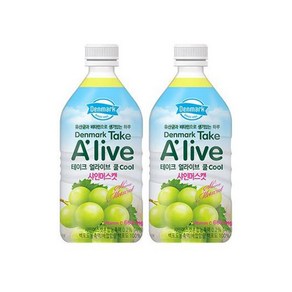 (무료배송) 덴마크 테이크 얼라이브 샤인머스켓 500ml x 18개