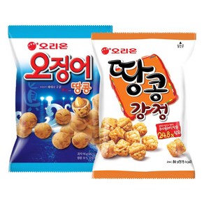 오리온 땅콩강정(80g) x 5개+오징어땅콩(98g)x 5개, 땅콩강정x5+오징어땅콩x5, 1개