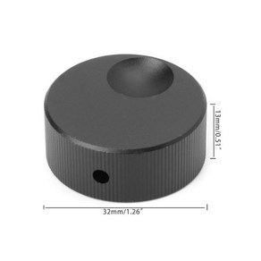 전위차계 손잡이 캡 볼륨 조절 알루미늄 인코더 멀티미디어 스피커 예비 부품 HIFI 오디오 앰프 버튼, 1개