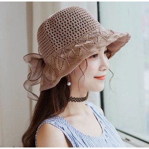 라이엔느 여성 버킷햇 접이식 벙거지 모자