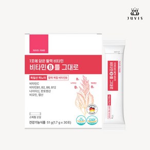 [쥬비스] 비타민 B를 그대로 1.7g 30포, 51g, 1개