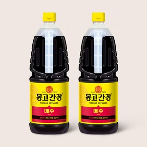 [몽고식품] 송표 메주 양조간장 1.8L x 2개