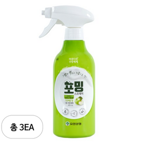 유한양행 포밍 스프레이 주방세제 용기, 485ml, 3개