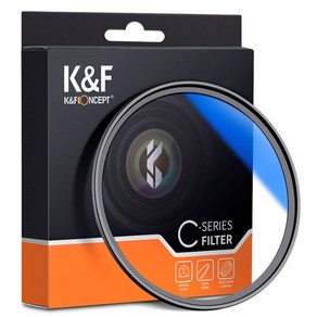 K&F Concept 67mm HMC UV 필터 블루코팅 Blue-Coated Slim MC UV Filte (67mm) - Japan AGC Glass