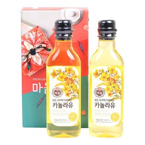 백설카놀라유 500ml 2P 선물세트 설선물 명절선물, 2개