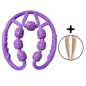 케이엠 종아리 허벅지 마사지기, 1개, 보라색