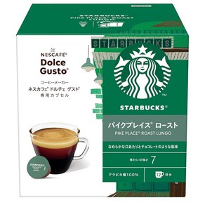 일본 스타벅스 돌체구스트 파이크플레이스 로스트, 1박스, 12개입, 6g