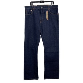 리바이스 517 Bootcut Dark Wash Denim Cotton Blue Jeans Men's 38x34