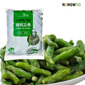 농우 냉동꽈리고추1kg 꼭지제거 조림 볶음용, 1개