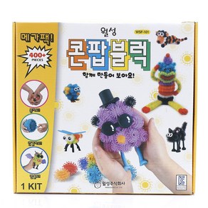 월성 콘팝블럭 400pcs 번챔 메가팩 400 피스, 본상품선택, 1개