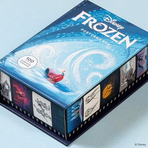 Disney Frozen Postcard Box 디즈니 겨울왕국 원화 일러스트 엽서 100장 박스 세트