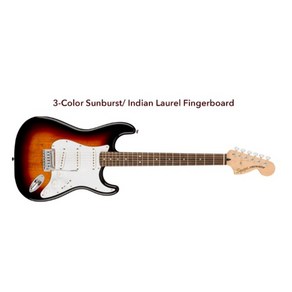 FENDER SQUIER AFFINITY SERIES STRATOCASTER 팬더 스콰이어 어피니티 시리즈 스트라토케스터 썬버스트, 1개