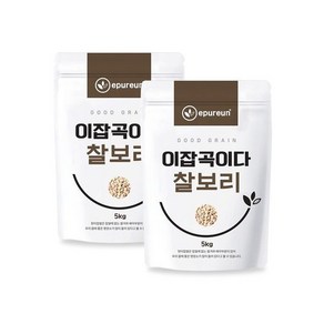 (신세계라이브쇼핑)이잡곡이다 국산 찰보리 5kg X 2봉, 2개