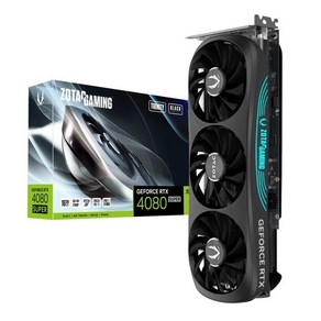 ZOTAC GAMING 지포스 RTX 4080 SUPER Trinity D6X 16GB Black 그래픽카드