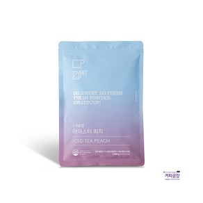 스위트컵 아이스티 피치 1kg 파우더 복숭아, 1000g, 1개입, 1개