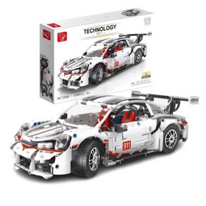 테고락 T2008 호환 블럭 조립 장난감 포르쉐 911 RSR 1208pcs 1대14 브릭스피드, 1개