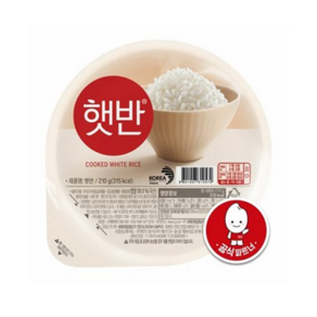 햇반 백미 210g, 20개