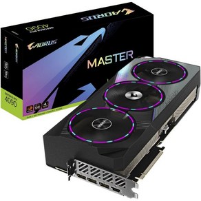 GIGABYTE GVN4090AORUS M24G D AORUS GeFoce RTX 4090 마스터 24G 그래픽 카드 WINDFORCE 팬 3배 24GB 384비트 GDDR6