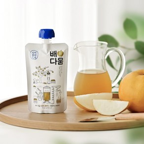 배다움 국내산 배즙 저온 착즙 음료 프리미엄 과일주스 선물세트, 100ml, 10개