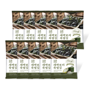 [푸른디딤]새싹보리 죽염김 20g x 10봉, 단일/상품