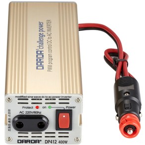 국산 차량용 디지털 인버터 DP412 DC12 AC220V 400W {시가잭소켓 연결방식}