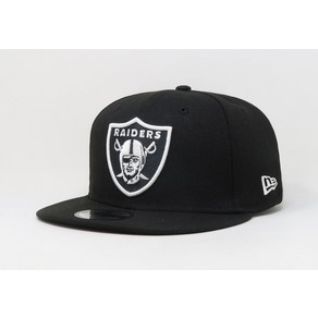 스냅백 모자 Era 9Fifty 남성 여성 캡 Las Vegas Raiders 베이직 블랙 화이트