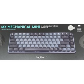 로지텍 MX MECHANICAL 무선 텐키리스 키보드 MINI, 혼합색상, YR0081, 갈축