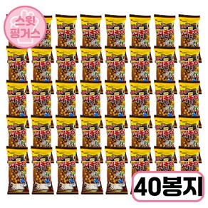 초콜릿이 함유된 꾀돌이 40g 과자 술안주 아이들 간식, 40개