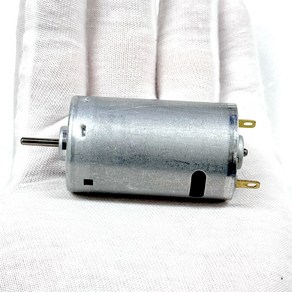 R390 소형모터 12V 13 000RPM 길이 50mm 두께 27.5mm 샤프트 11mm, 1개