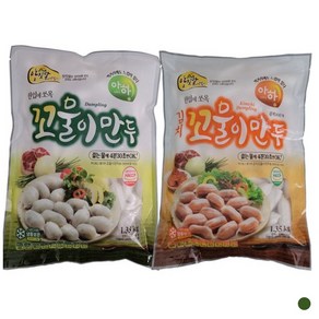 아하식품 꼬물이고기만두1350g+ 꼬물이김치만두1350g *2봉