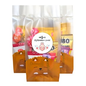 어린이집 생일 선물 답례품 [간식 5종세트] 학교간식 교회간식 모임간식 단체간식, 1세트, 간식 5종세트