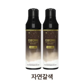 청담스타일 포레스트 블랙 체인지 샴푸 골드라벨 자연갈색 200ml, 2개