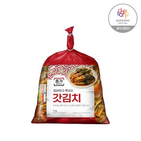 종가집 돌산 갓김치 3KG