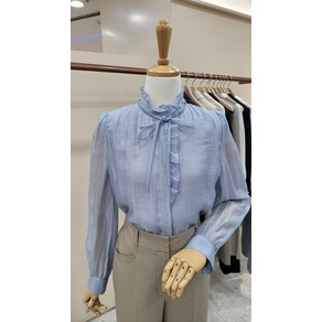 케네스레이디 반하이 셔링넥 타이 블라우스 EGBLOA9801 1862956