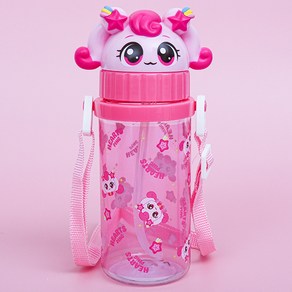 캐치티니핑5 빨대물통-입체 350ml YP5463 (S0075), 1개, 캐치티니핑5-S0075
