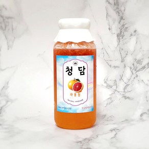 청담 자일로스 수제청 과일청 착한가격 딸기청 레몬청 자몽청 13종, 600g, 자몽알갱이청, 1개