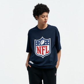 엔에프엘 F212UTS323 클럽 빅 로고 숏 슬리브 티셔츠 1 NAVY