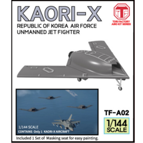 tf-a02 1/144 ROKAF Unmanned Jet Fighter Kaori-X 가오리-X 무인기