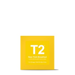 T2 뉴욕 블랙퍼스트 티백 박스 25개입(홍차), 2.48g, 25개입, 1개