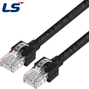 LS전선 NMX-LS5100XBKZ CAT.5E UTP 옥외용 랜 케이블 10m (블랙), 1개